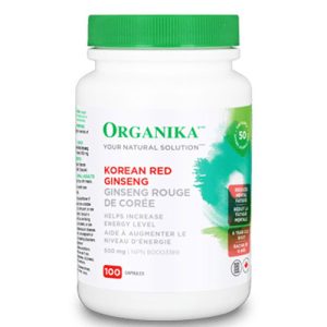 Ginseng Rosu Korean 500 mg, 100 capsule