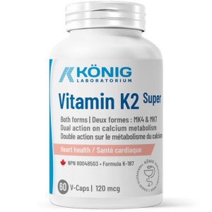 Vitamina K2 120 mcg 60 capsule